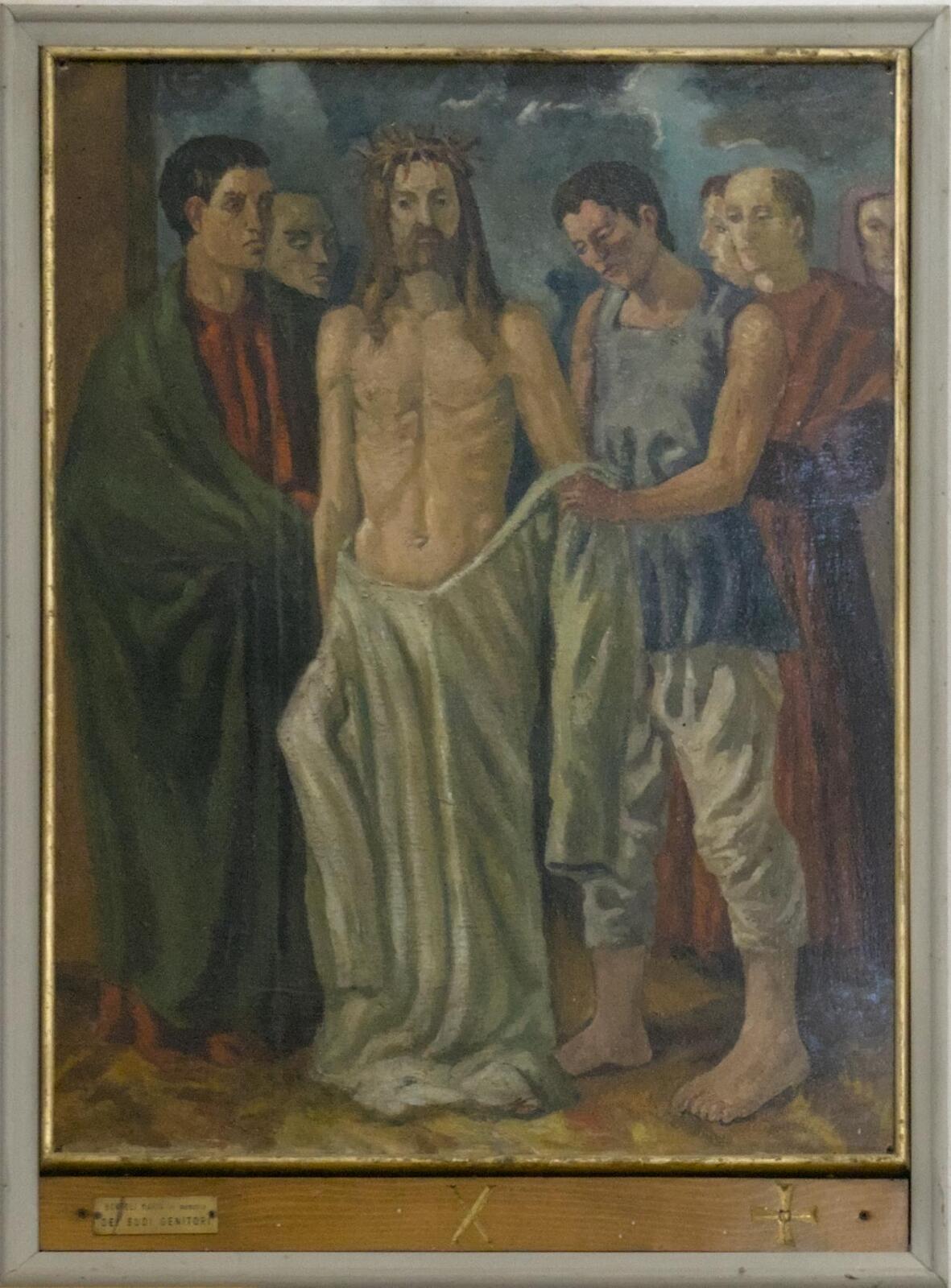 Antonio Morato, stazione della Via Crucis, 1939 (collocata nel 1964), chiesa della Sacra Famiglia (Giuseppe Tombola e ingegneri Stoppato e Odoni, 1936-40), via Aosta 6, Padova