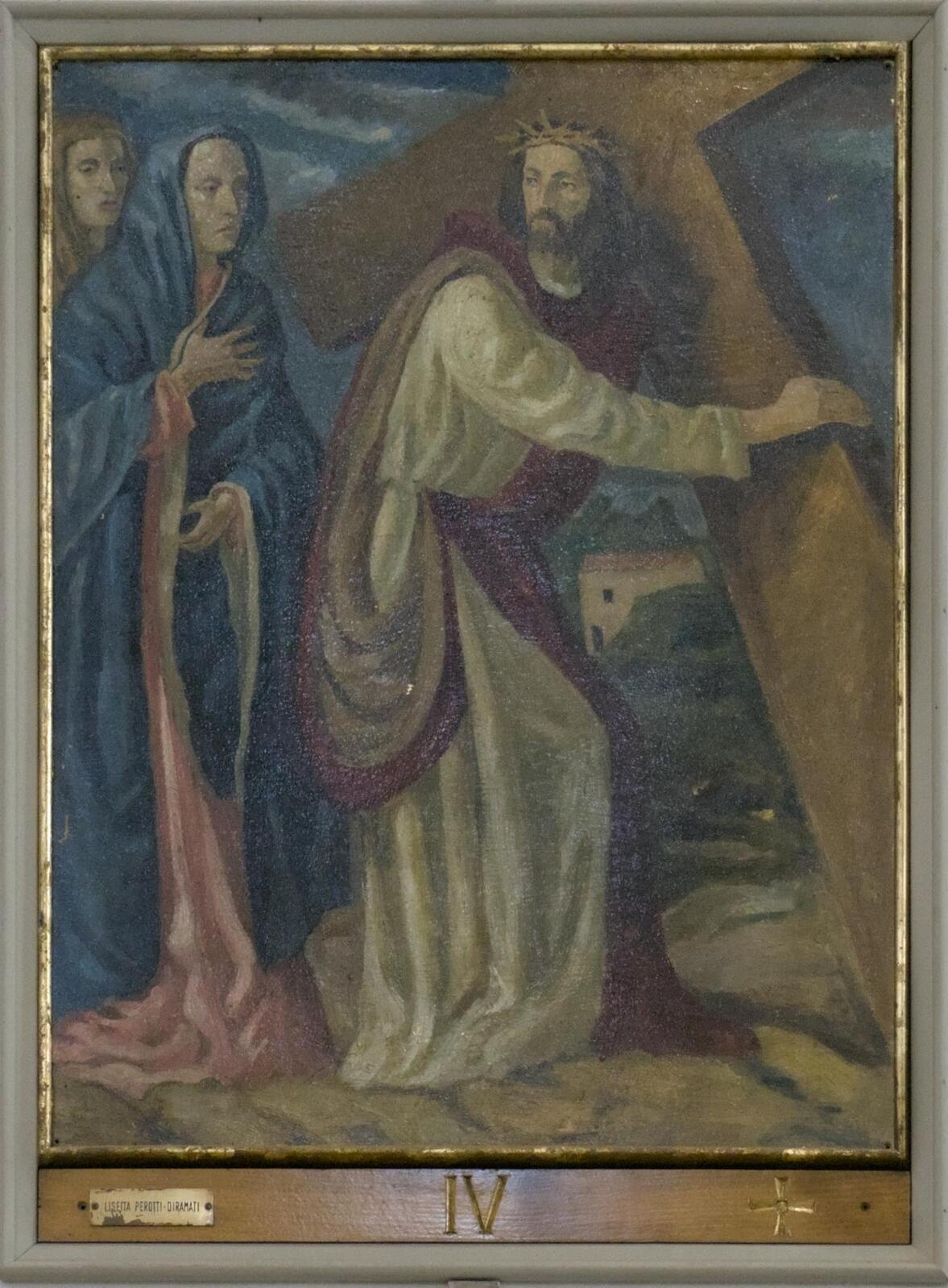 Antonio Morato, stazione della Via Crucis, 1939 (collocata nel 1964), chiesa della Sacra Famiglia (Giuseppe Tombola e ingegneri Stoppato e Odoni, 1936-40), via Aosta 6, Padova