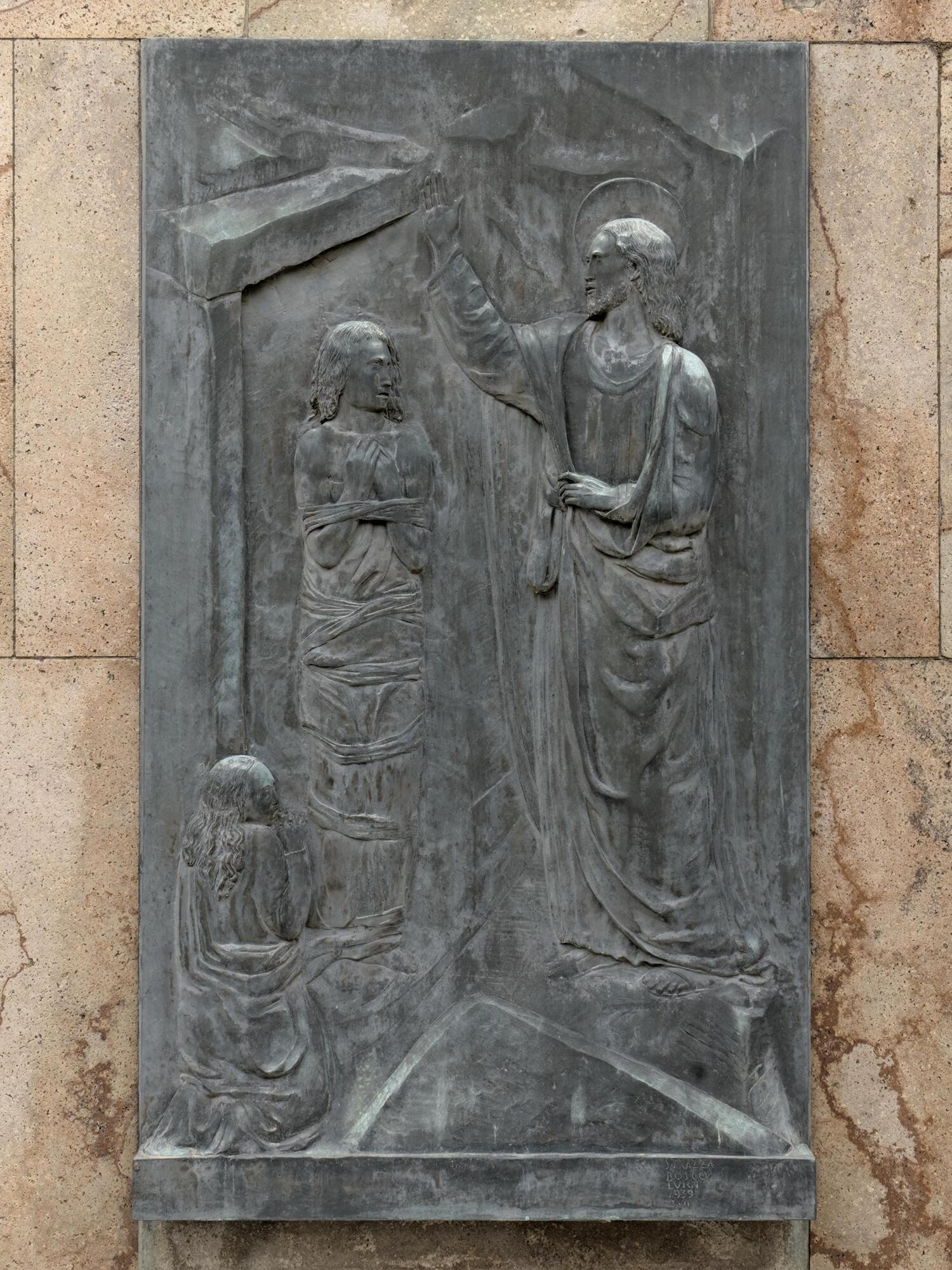 Luigi Strazzabosco, cappella funeraria della famiglia Marchesini, 1939, Cimitero Maggiore, via del Cimitero 10, Padova