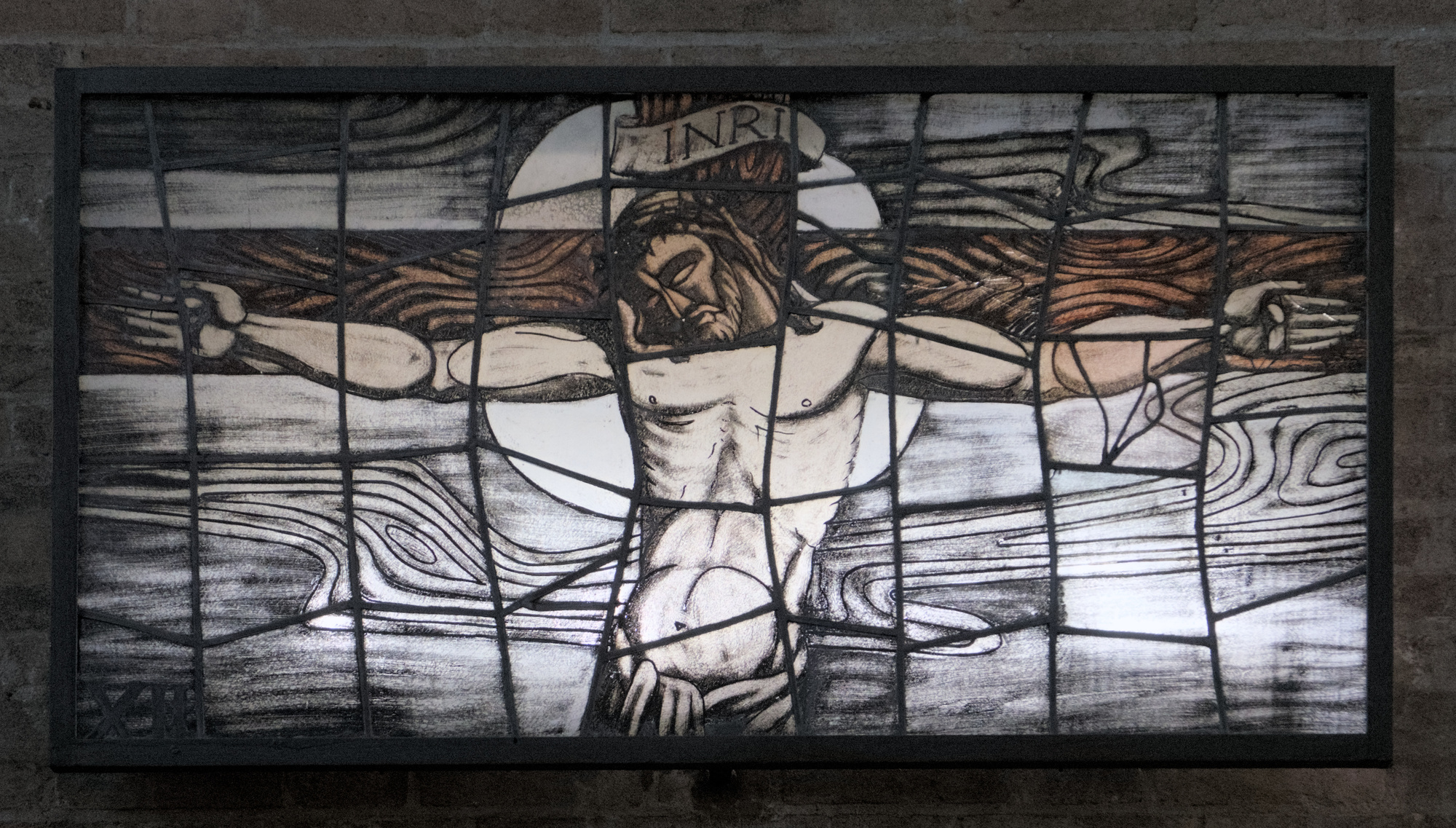 Fulvio Pendini (realizzazione: Aldo Scolari, Padova), stazione della Via Crucis, 1960, chiesa dei Santi Angeli Custodi (Giulio Brunetta, 1954-57), via Scuole 6, Padova