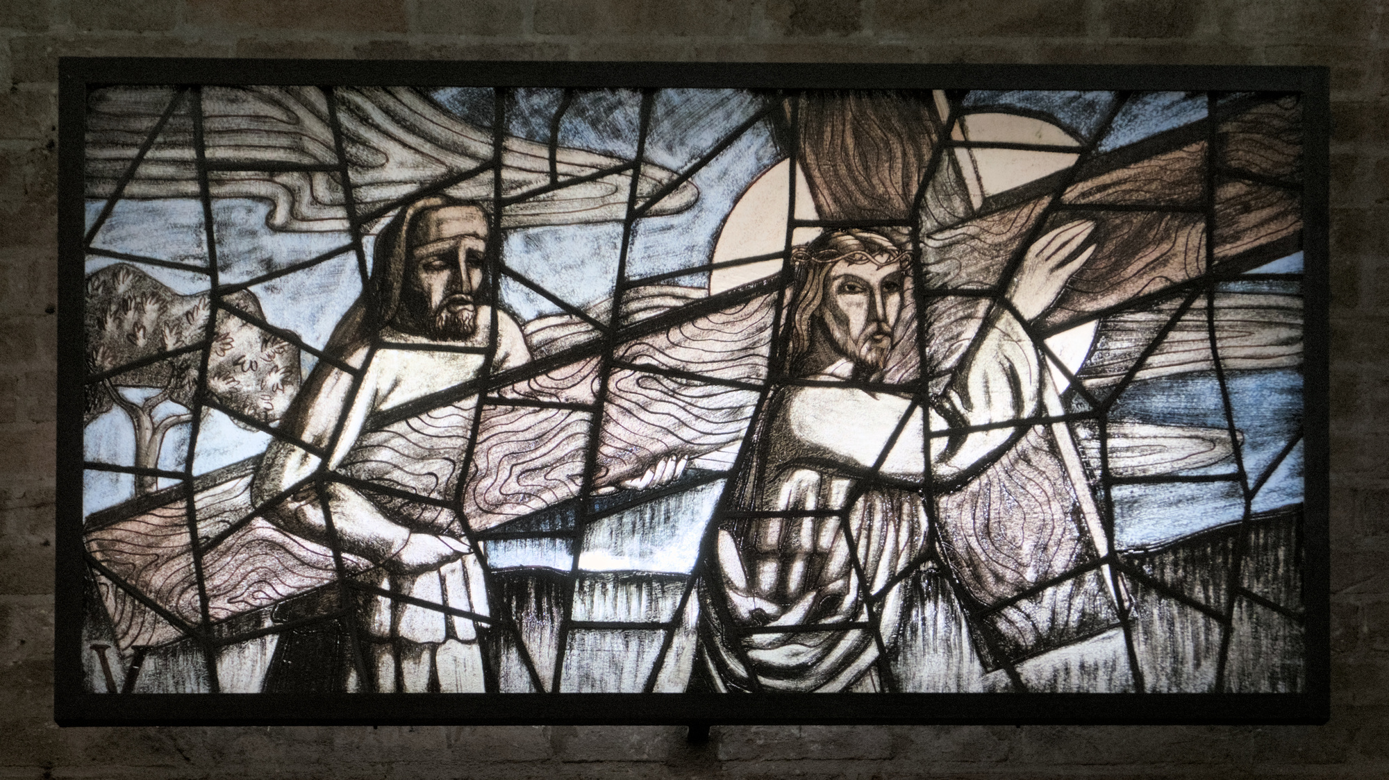 Fulvio Pendini (realizzazione: Aldo Scolari, Padova), stazione della Via Crucis, 1960, chiesa dei Santi Angeli Custodi (Giulio Brunetta, 1954-57), via Scuole 6, Padova